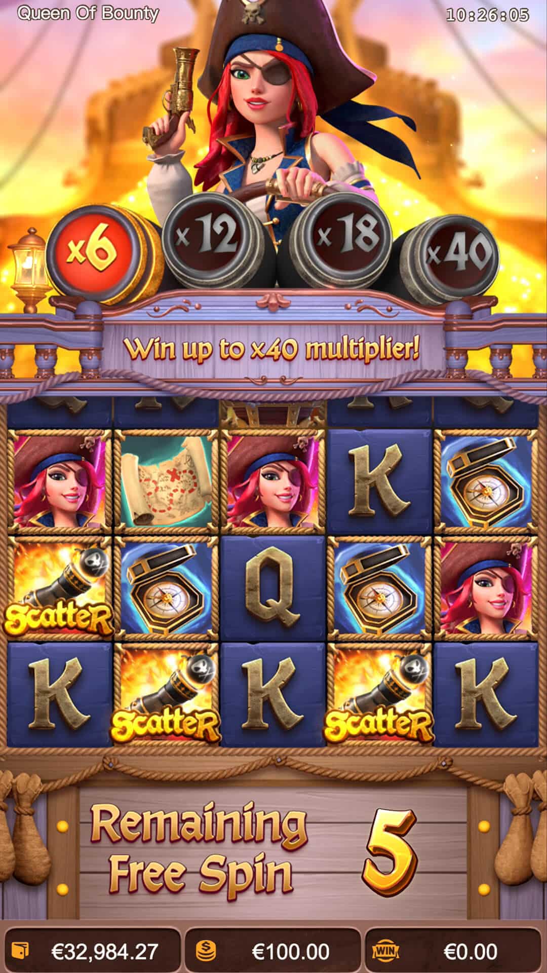 queen of bounty freespins